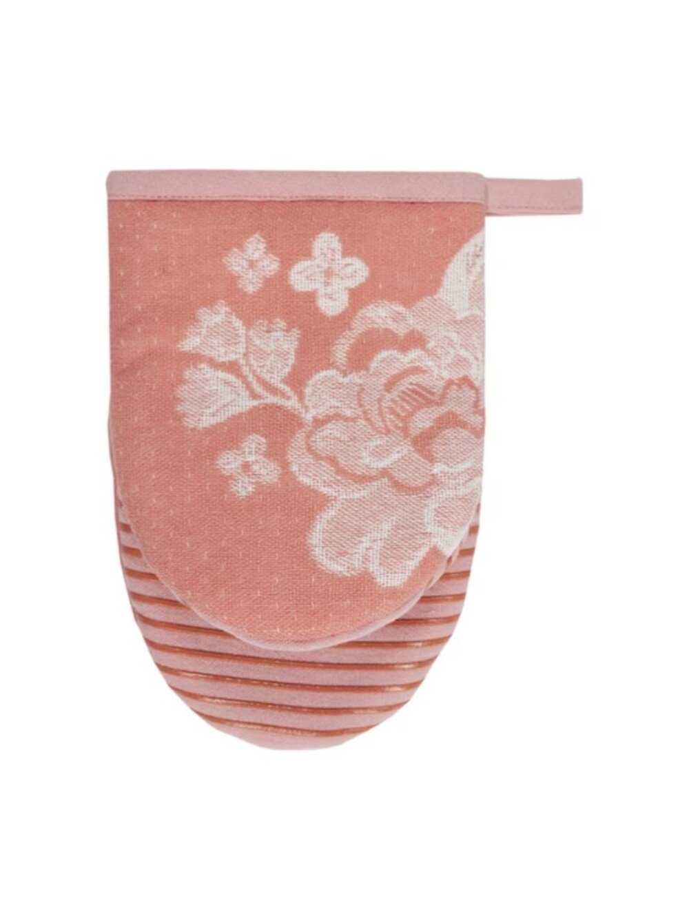 The Pioneer Woman Home Pink Ginger Kitchen Oven Delilah Cotton Mini Mitt Set